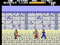 une photo d'Ã©cran de Hokuto no Ken sur Sega Master System